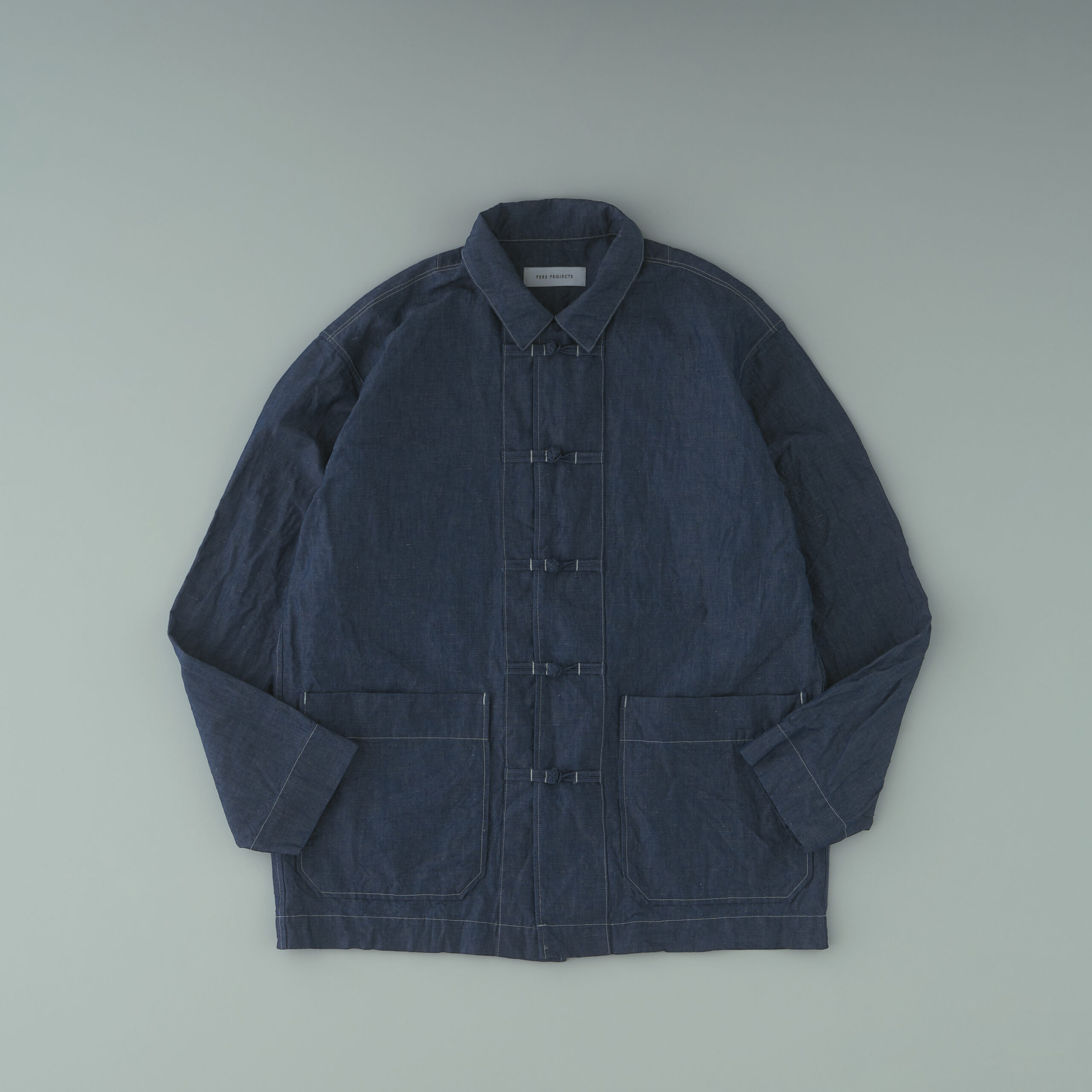 BLANCHE KNOT JACKET “LINEN CHABRAY”