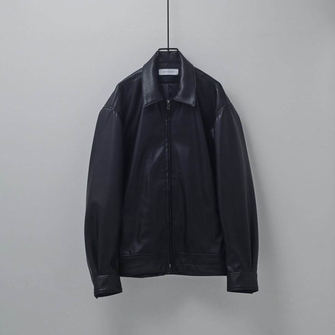 JENS SHORT BLOUSON “vegan leather”