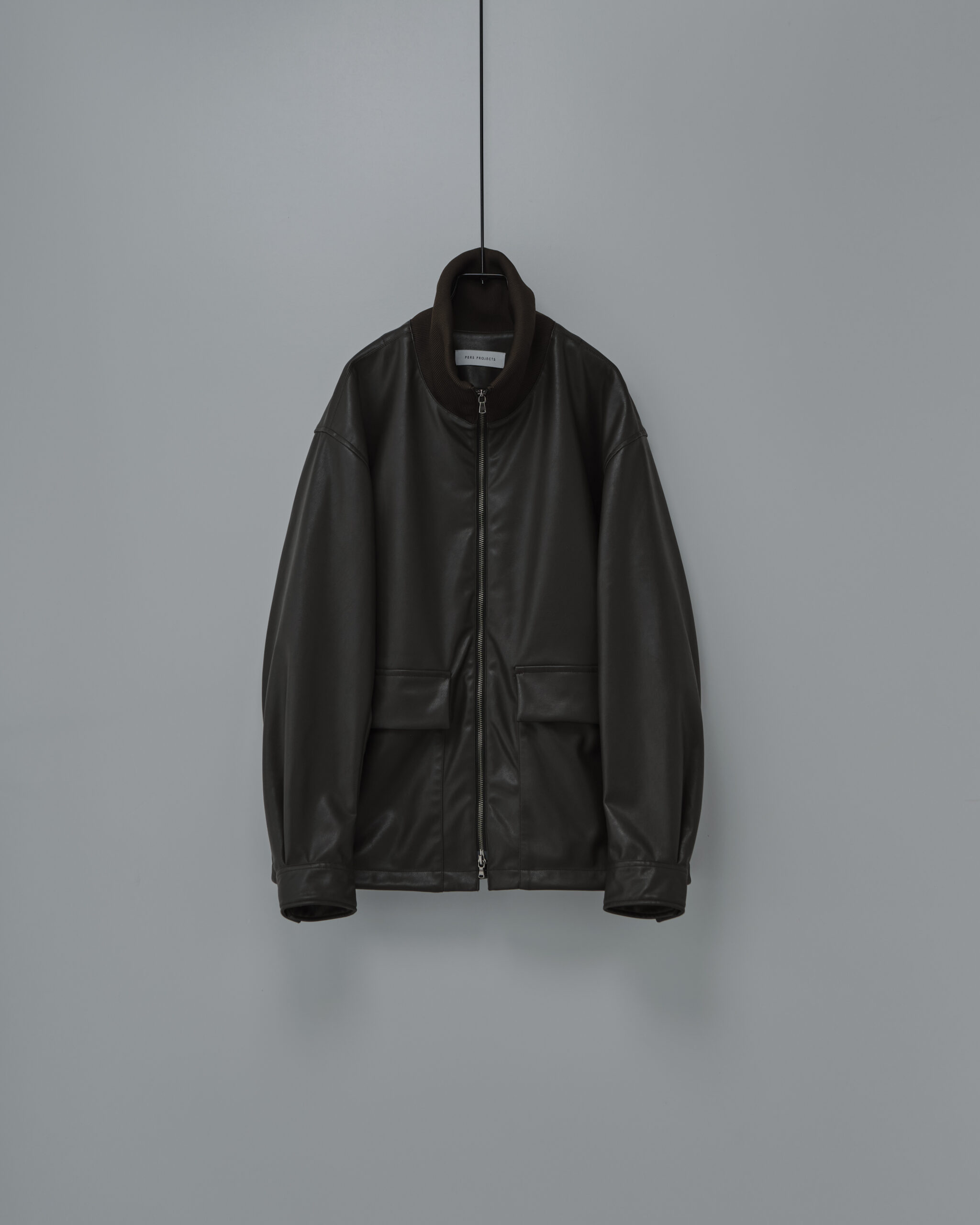 JENS ZIP CAR COAT “VEGAN LEATHER”