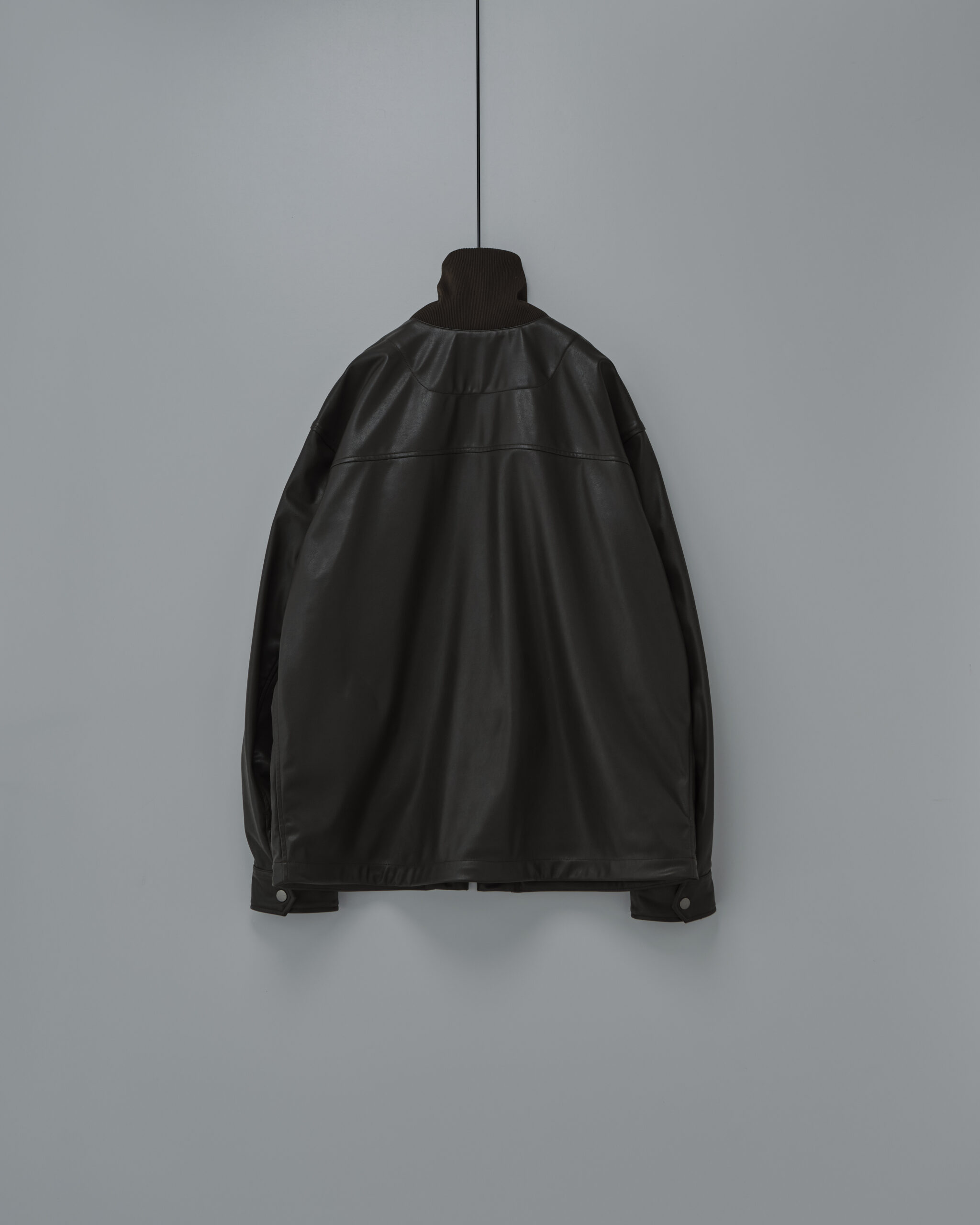 JENS ZIP CAR COAT “VEGAN LEATHER”