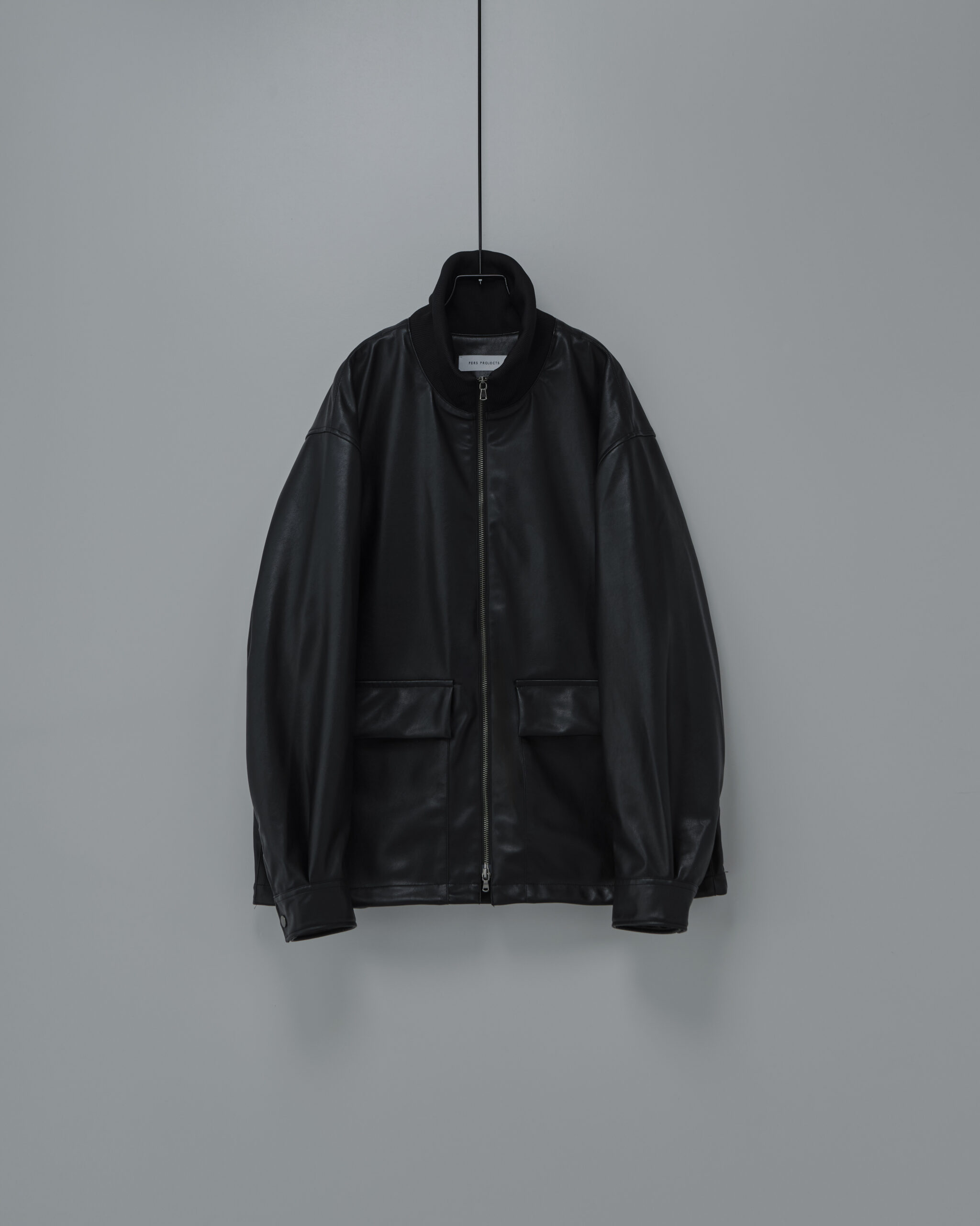 JENS ZIP CAR COAT “VEGAN LEATHER”